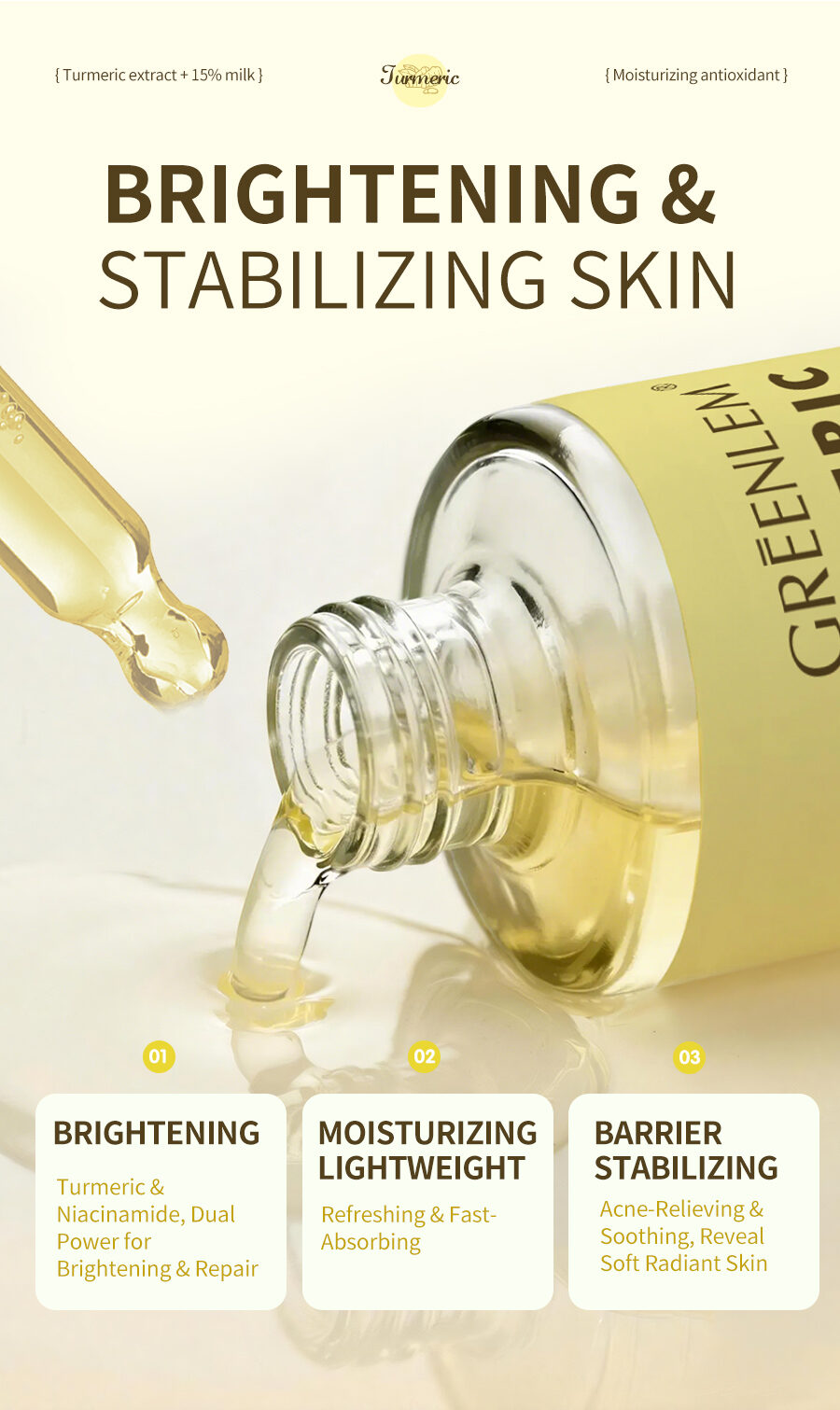 Greenlem TURMERIC Serum Improve Your Skin(pic3)