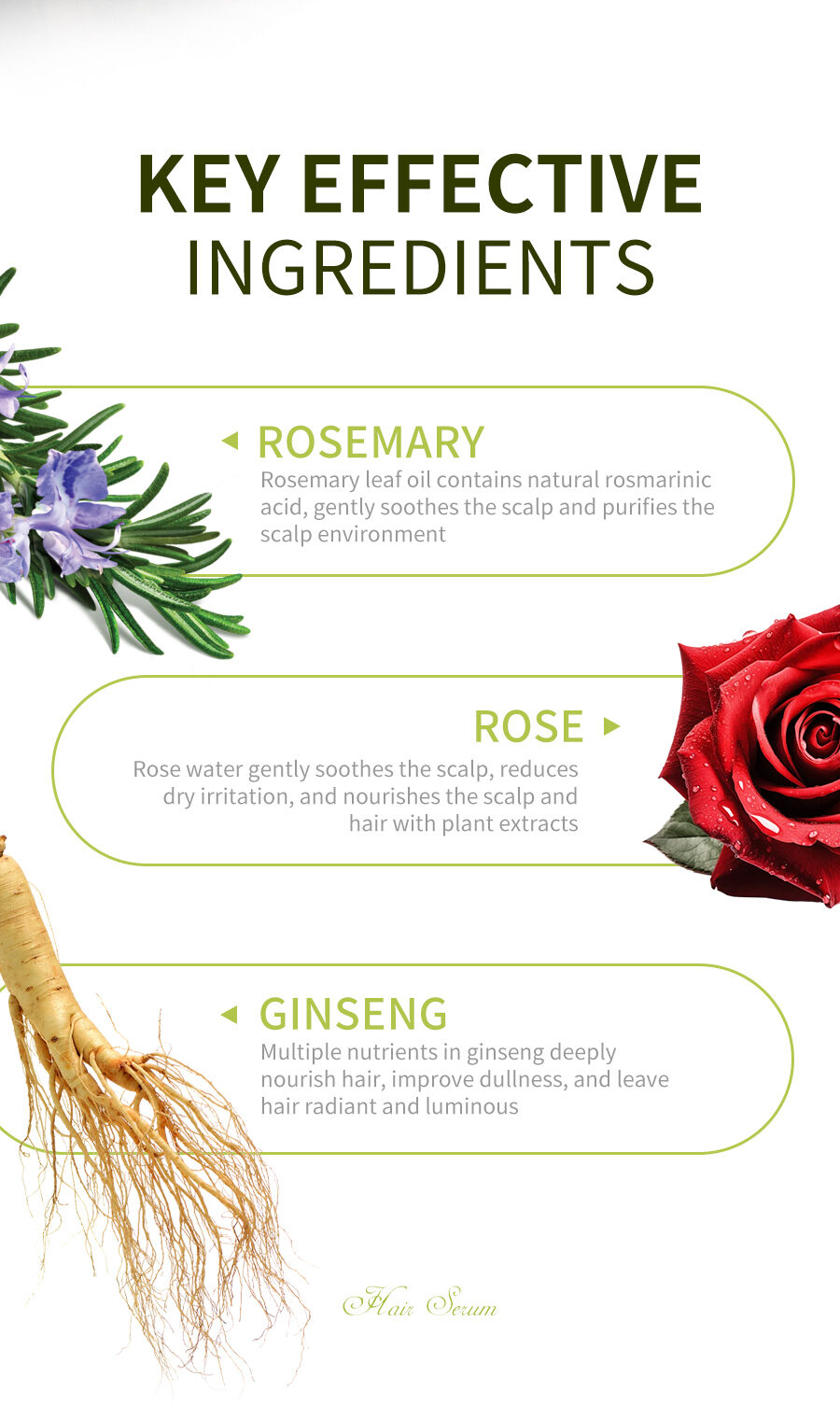 IceSea Rosemary Mint Hair Essence Repair Damaged Hair Quality(pic4)
