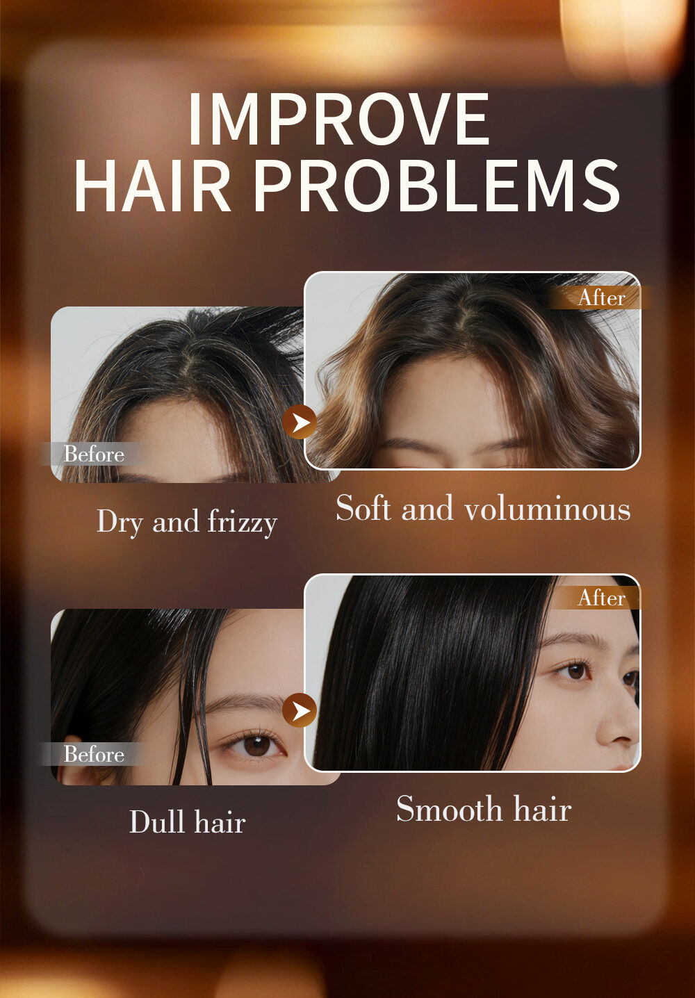 Icesea Golden Caviar Nourishing Hair Mask with Intensive Root Strengthening & Nourishing Treatment for Damaged/Dry Hair(pic2)