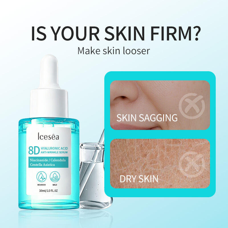 OEM Collagen Hyaluronic Acid Face Serum Firming Moisturizer Rejuvenating for Dry Mature Skin Elasticity Boost(pic3)