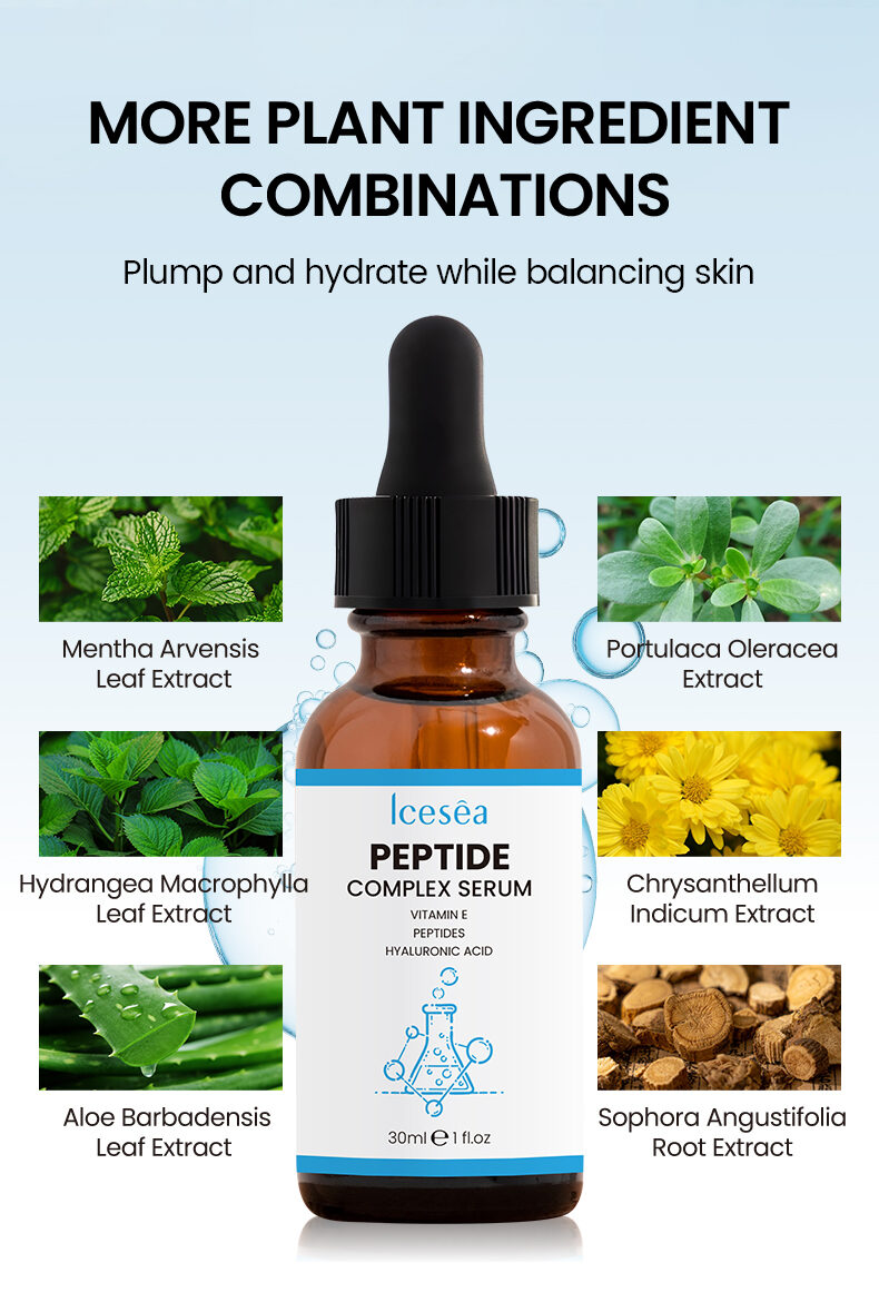 Icesea Peptide Complex Serum: Anti-wrinkle, Firming, and Reduces Fine Lines.(pic5)