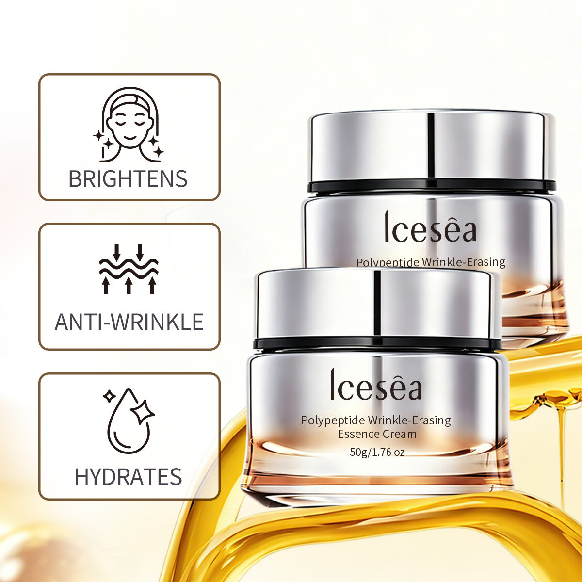 Peptide & ARBUTIN SNAIL COLLAGEN Moisturizing Firming Cream for All Skin Types-OBM (Original Brand Manufacturing)(pic3)