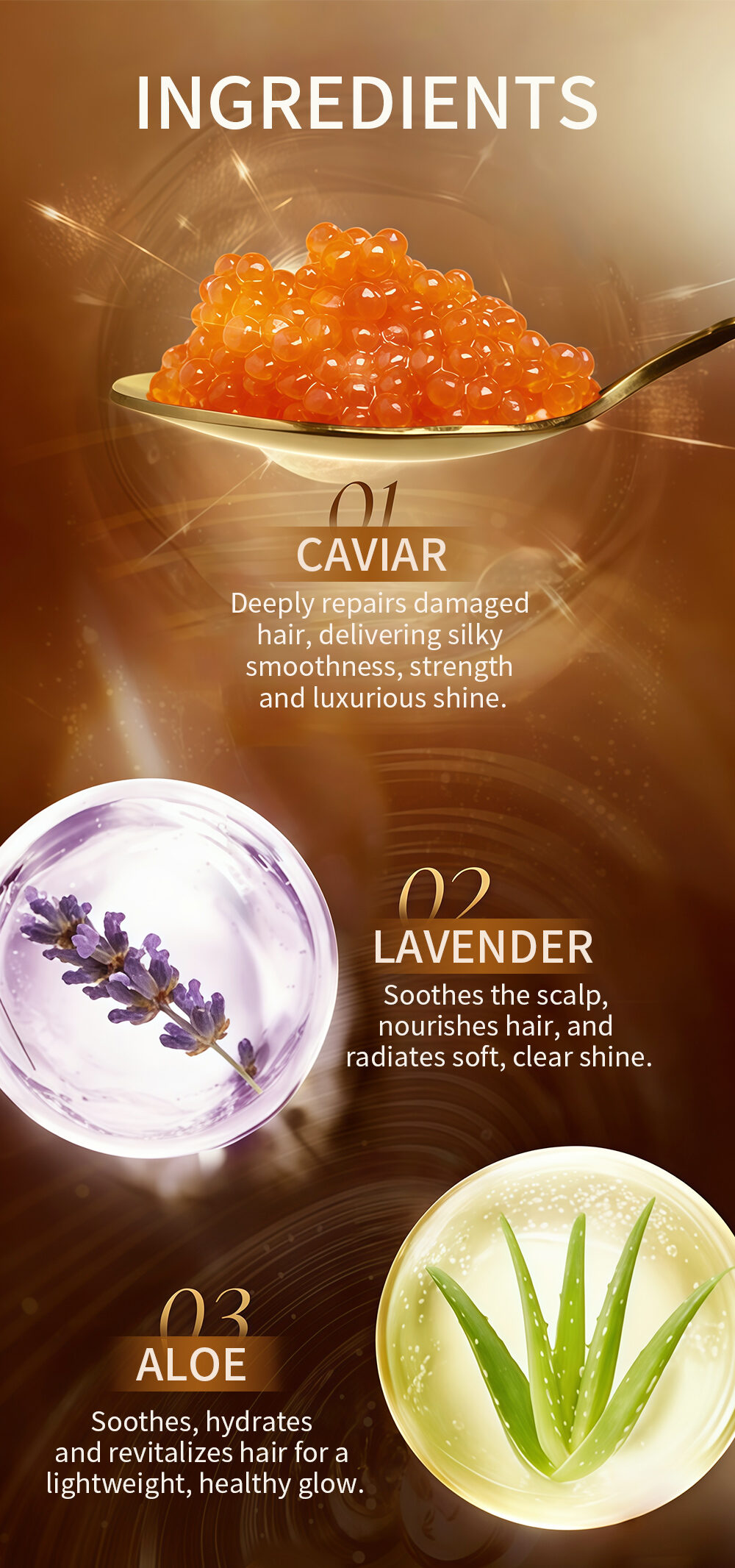 Icesea Golden Caviar Hair Mask Color Care Repair Damaged Hair Nourishing OEM Wholesale(pic4)