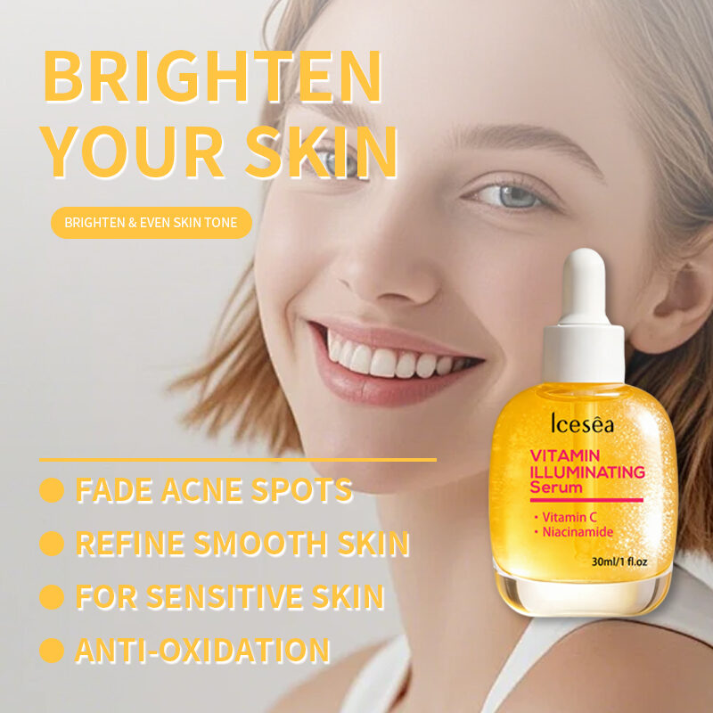 Private Label Vitamin C Illuminating Serum Niacinamide Brightening Dark Spots Anti Aging Hydrating for All Skin Types OEM(pic3)
