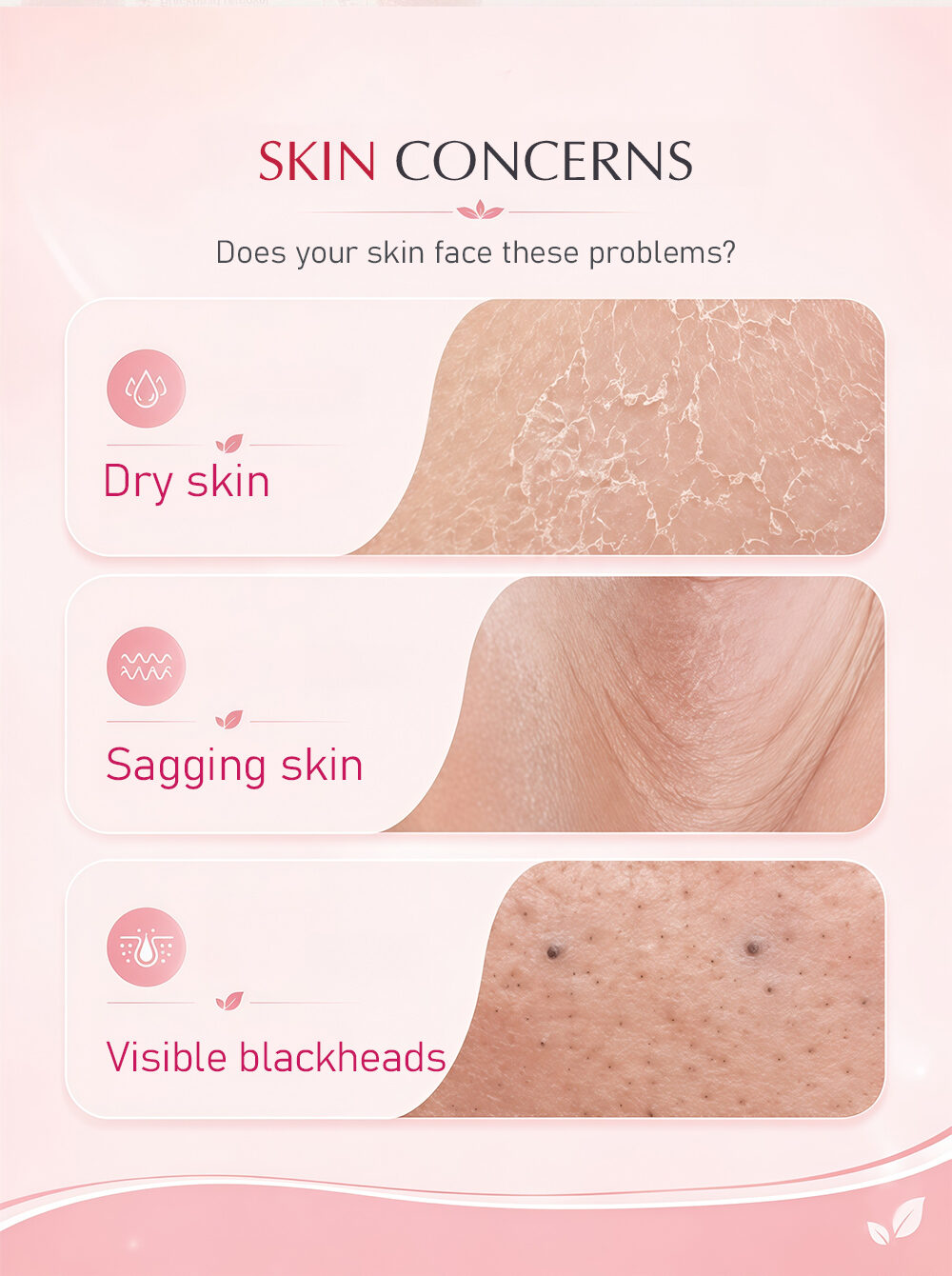 Private Label Niacinamide Hydrolyzed Collagen Strawberry Face Mask Brightening Anti Aging Hydrating OEM(pic2)