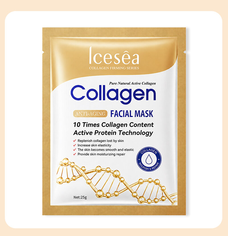 Icesea Private Label Skin Firming Hydration Wrinkle Professional Skincare Anti-Aging Moisturizing Collagen Facial(pic6)