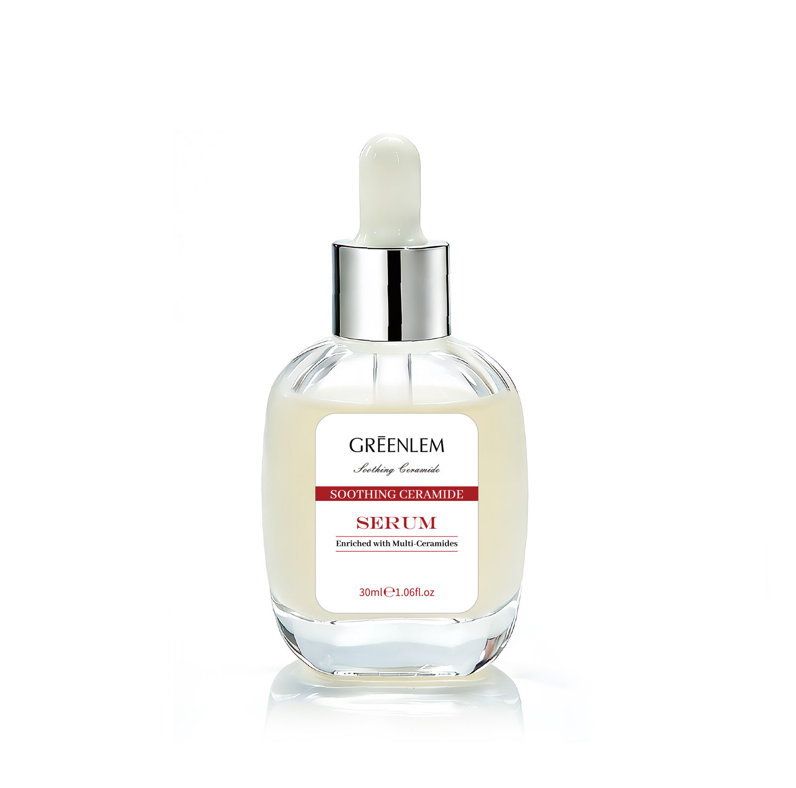 OEM ODM Ceramide Barrier Repair Serum Gentle Soothing Relieve Facial Redness Hydrating Sensitive Skin Facial Essence 30ml(pic5)