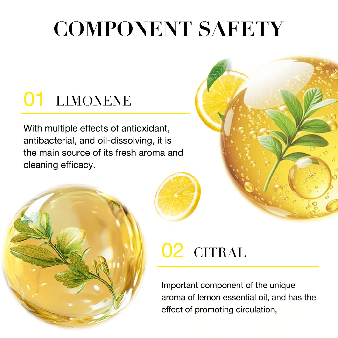 Private Label Lemon Essential Oil 100% Pure Natural Limonene Citral Aromatherapy Diffuser Skin Care OEM(pic4)