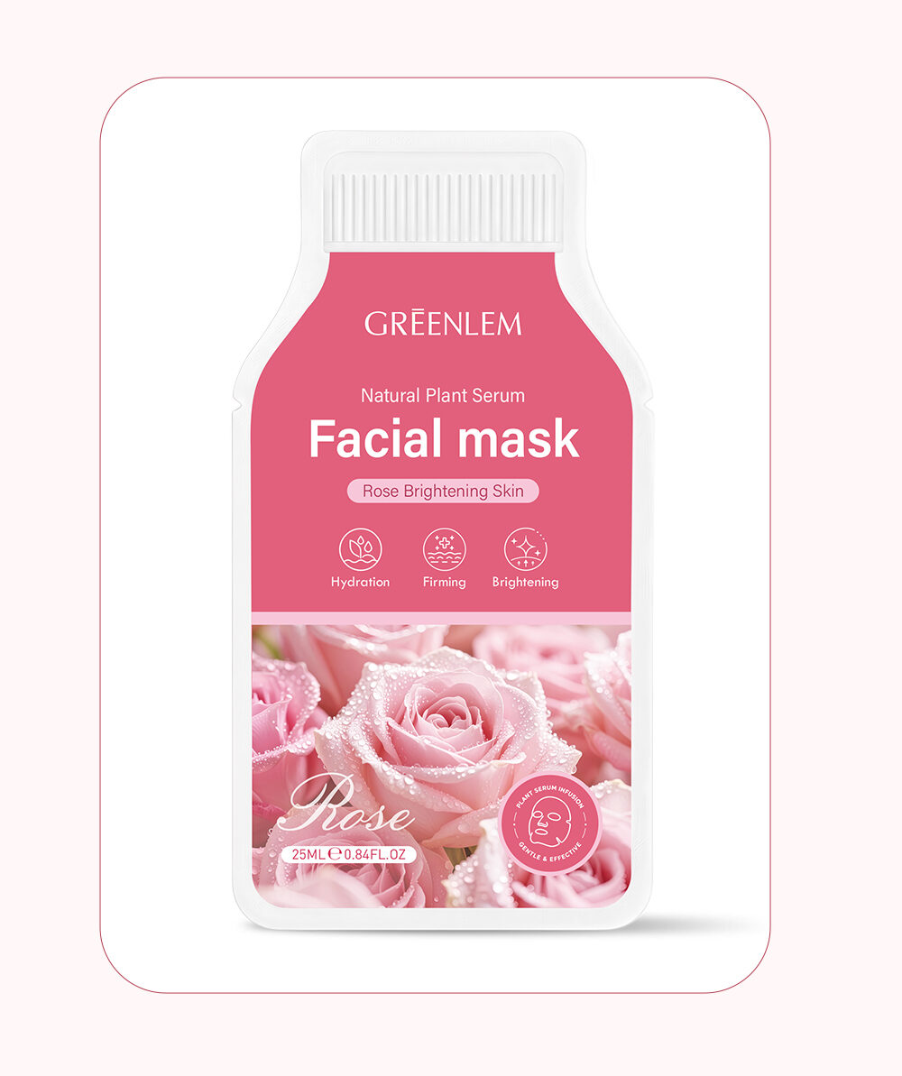 Custom Rose Natural Plant Serum Vitamin E Hyaluronic Acid Glycerin for Facial Mask Moisturizing Lightening Private Label(pic5)